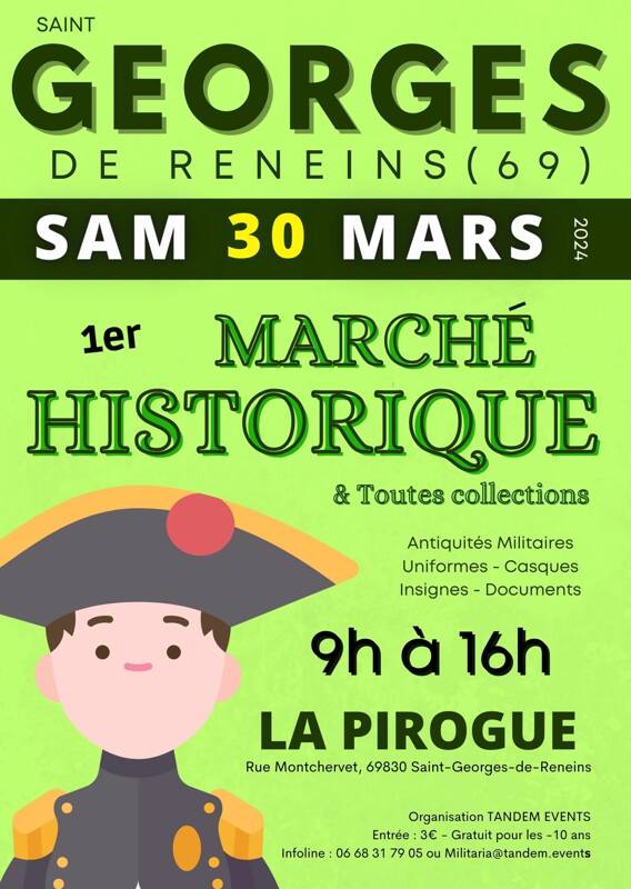 Marché historique de St Georges de Reneins