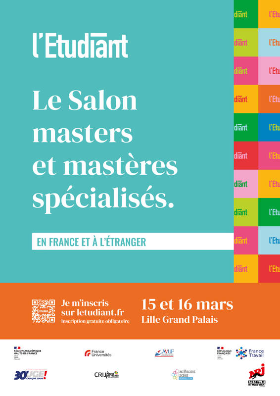 Le Salon masters et mastères, en France et à l'étranger à Lille