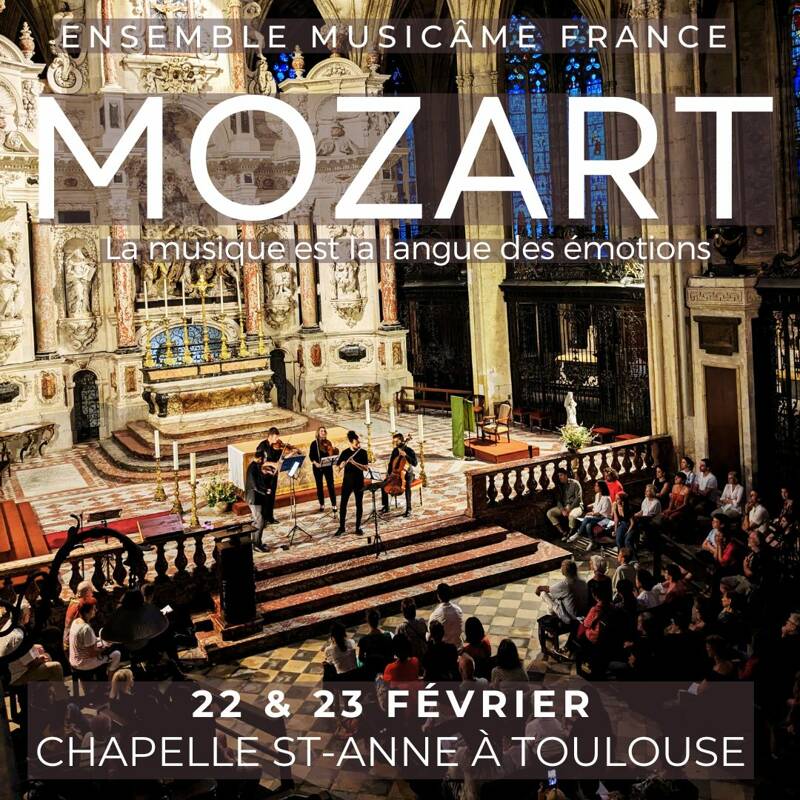 Concert 100% Mozart à Toulouse : Symphonie n°40, Requiem, Don Giovanni, Divertimento, Concerto & Quatuor pour flûte