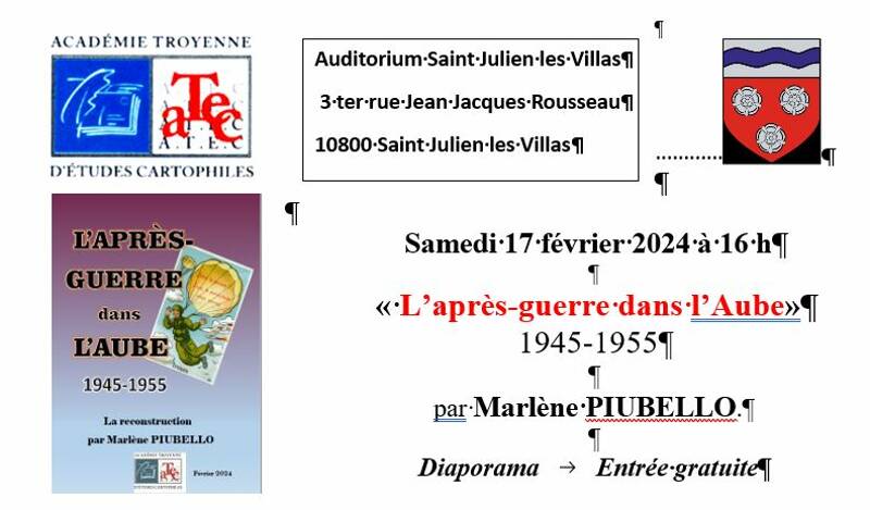 l'après-guerre dans l'Aube 1945-1955