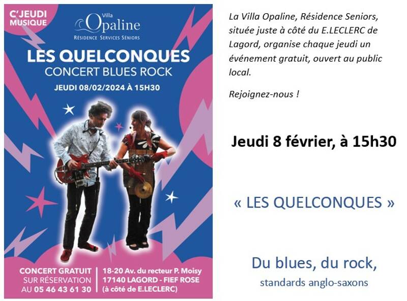 CONCERT BLUES ROCK GRATUIT