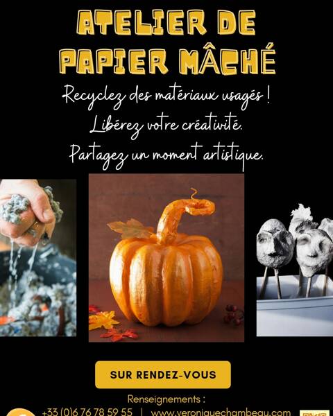 Atelier de papier mâché