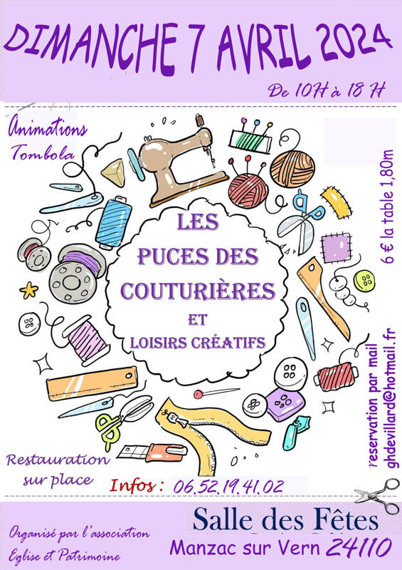 Puces des Couturieres et Loisirs Creatifs