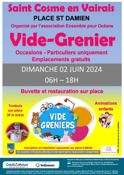 Vide-grenier en soutien à Océane