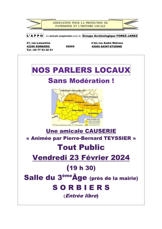 Nos Parlers Locaux - Sans Modération !