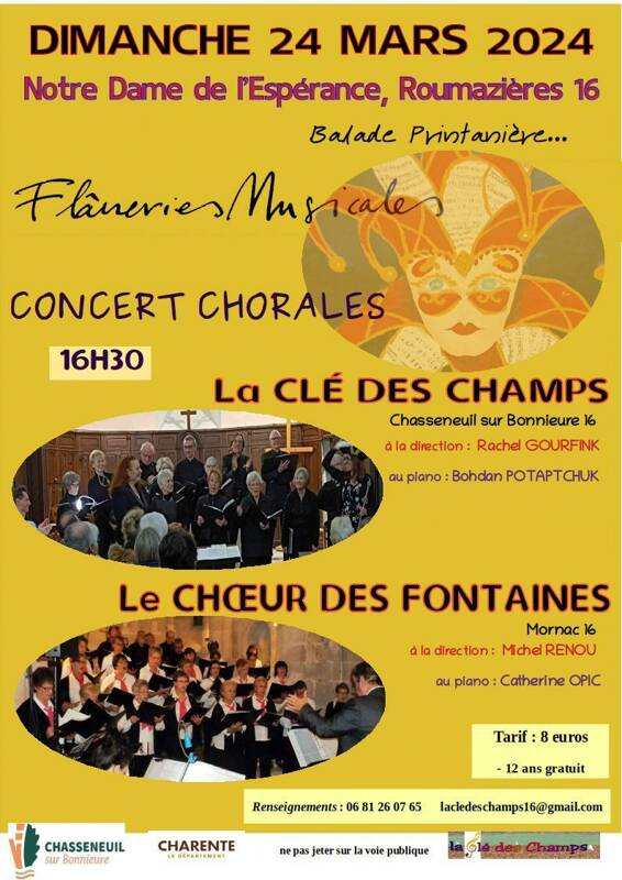 Balade Musicale avec LA CLÉ DES CHAMPS et LE CHOEUR DES FONTAINES