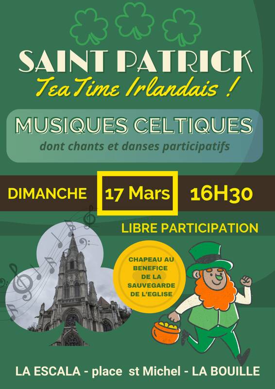 Concert  de musiques irlandaises à l'occasion de la St Patrick