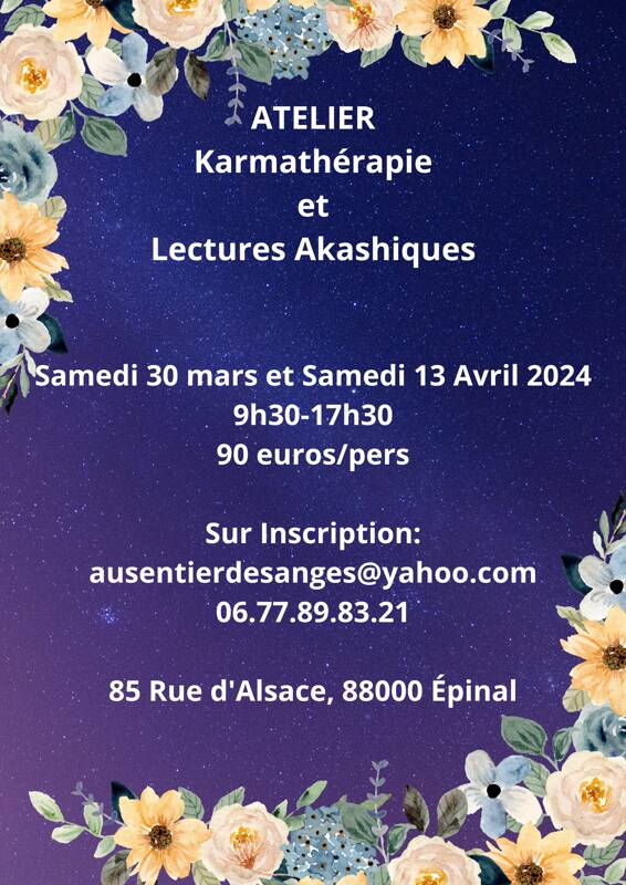 Atelier Karmathérapie et Lectures Akashiques