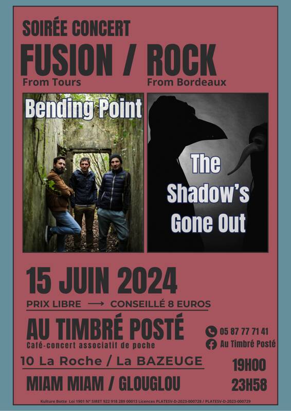 Soirée Concert: Fusion Jazz / Rock