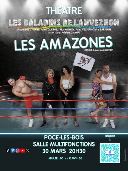 Les Amazones à Pacé-les-Bois Théâtre 2024 Baladins de Lanvezhon