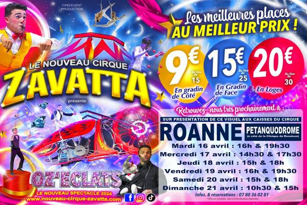 Nouveau Cirque Zavatta à Roanne