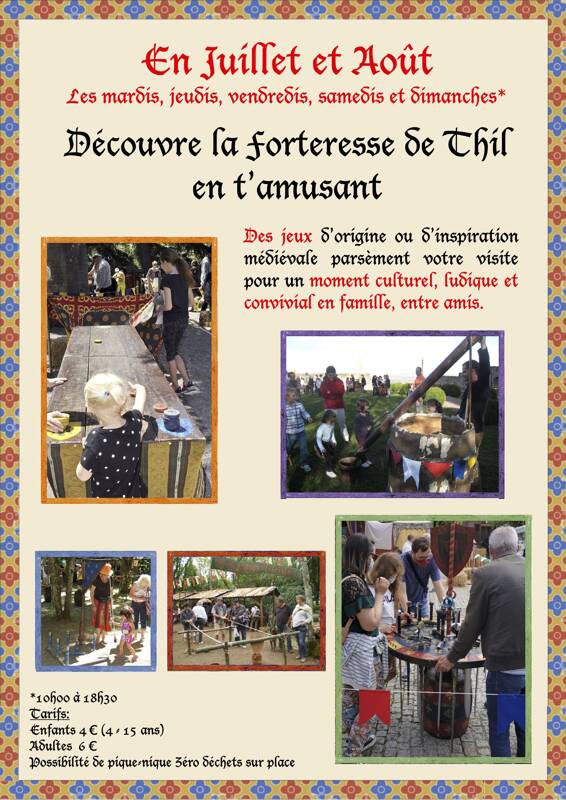 Découvre la Forteresse de Thil en t'amusant