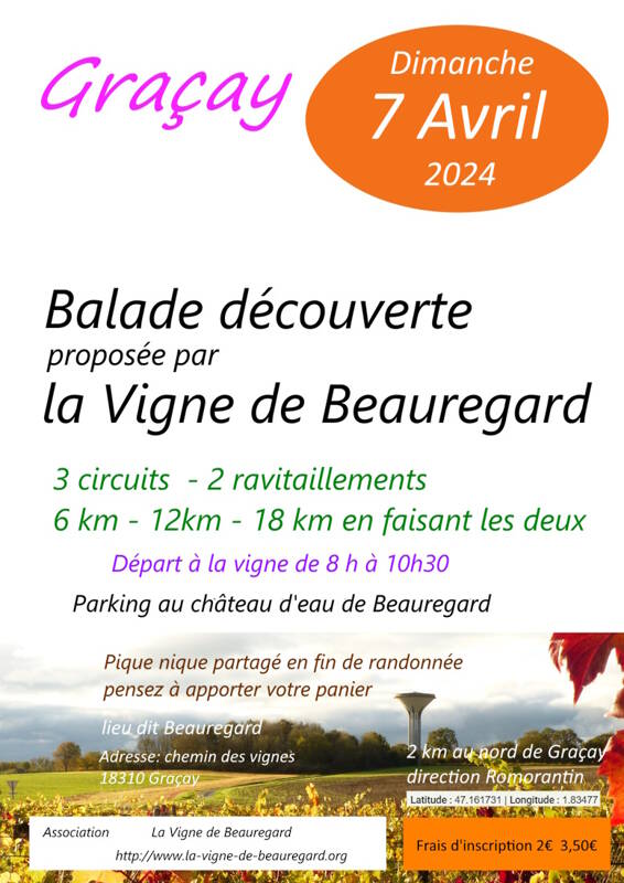 Balade découverte autour de la Vigne de Beauregard