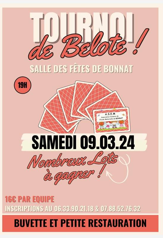 Concours de belote