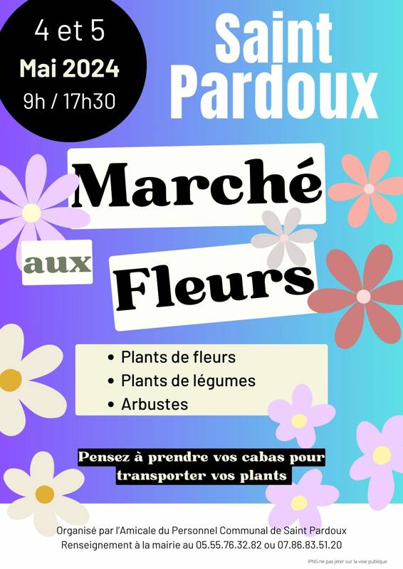 Marché aux fleurs