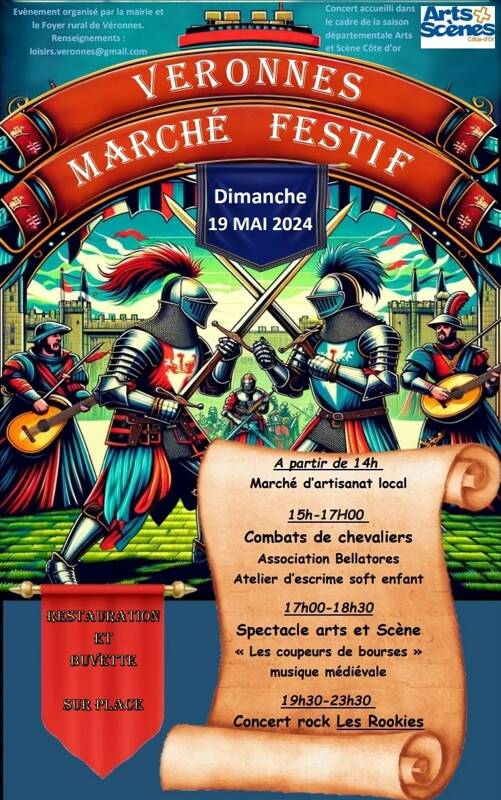 Spectacle Art et Scènes, marché artisanal et concert