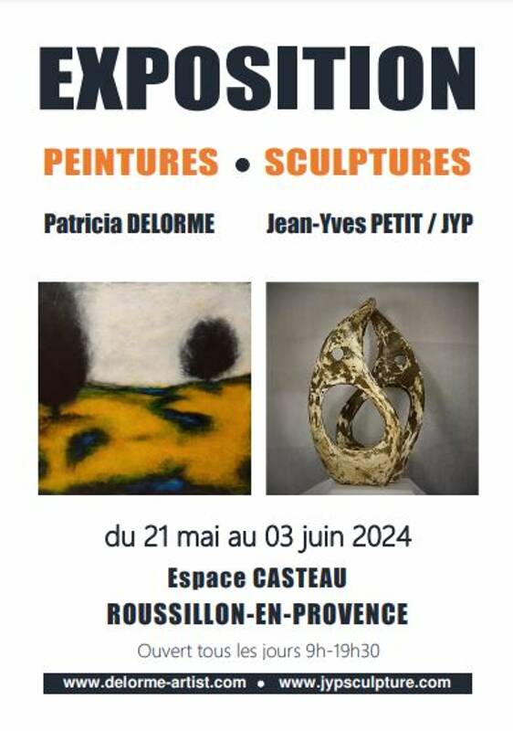 EXPOSITION Patricia DELORME et Jean-Yves PETIT/JYP