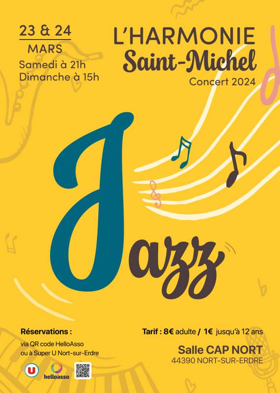 Concert printemps 2024 Harmonie St Miche