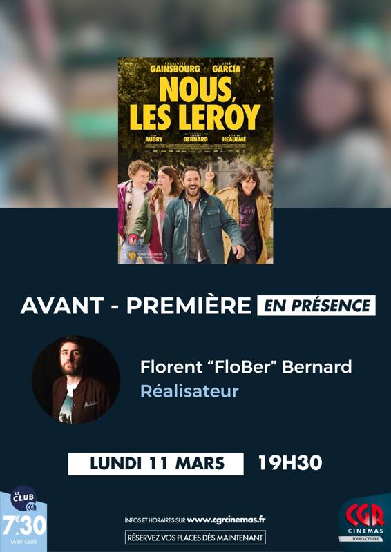 Avant-première avec venue d'équipe : Nous, les Leroy