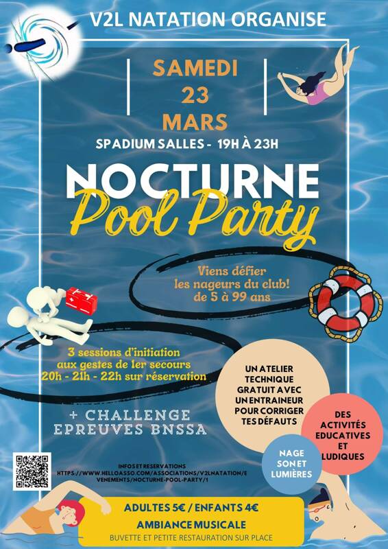 Nocturne aquatique - nocturne pool party