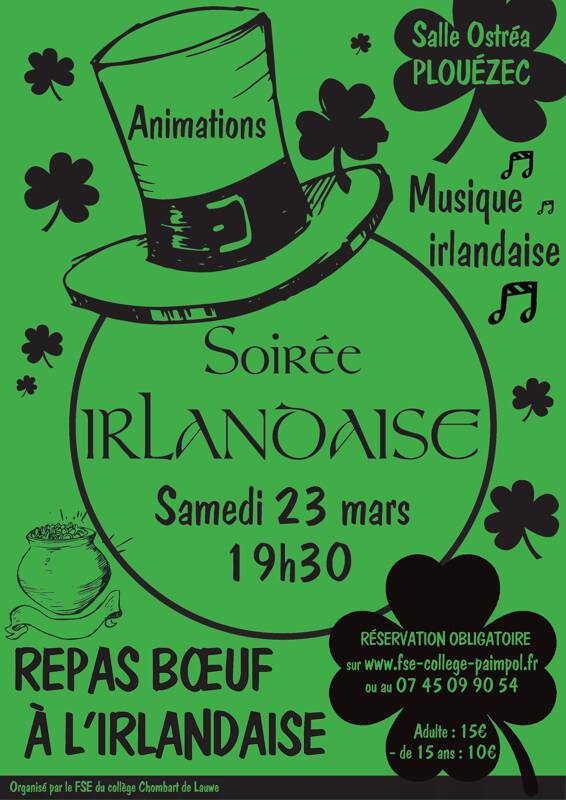 Soirée irlandaise