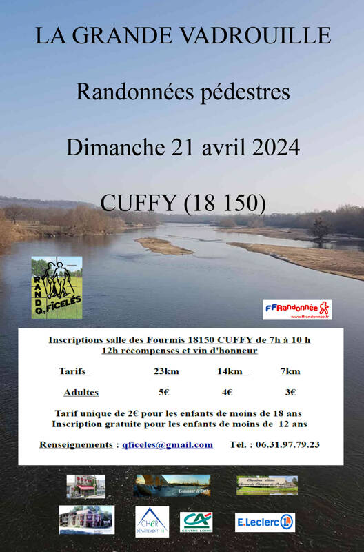 Randonnée pédestre à Cuffy