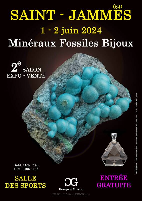 2e SALON MINERAUX FOSSILES BIJOUX