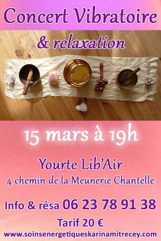 Concert Vibratoire  et relaxation