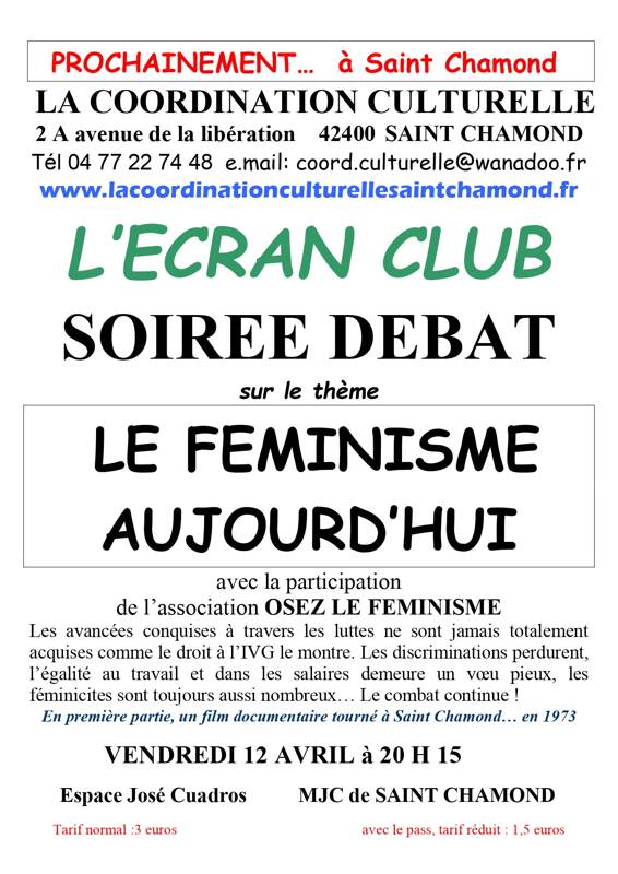 Le féminisme aujourd'hui