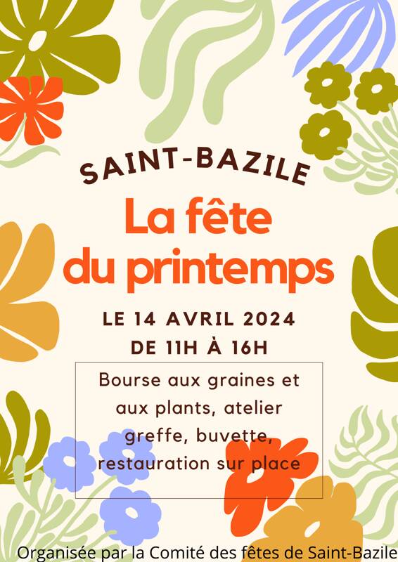 Saint-Bazile fête le Printemps