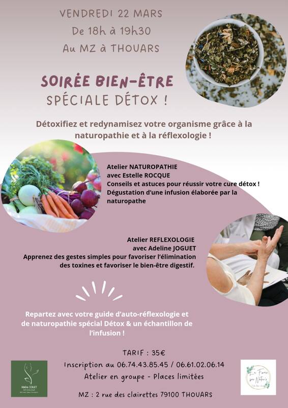 Soirée bien-être, spéciale détox