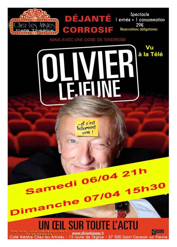 spectacle comique Olivier Lejeune