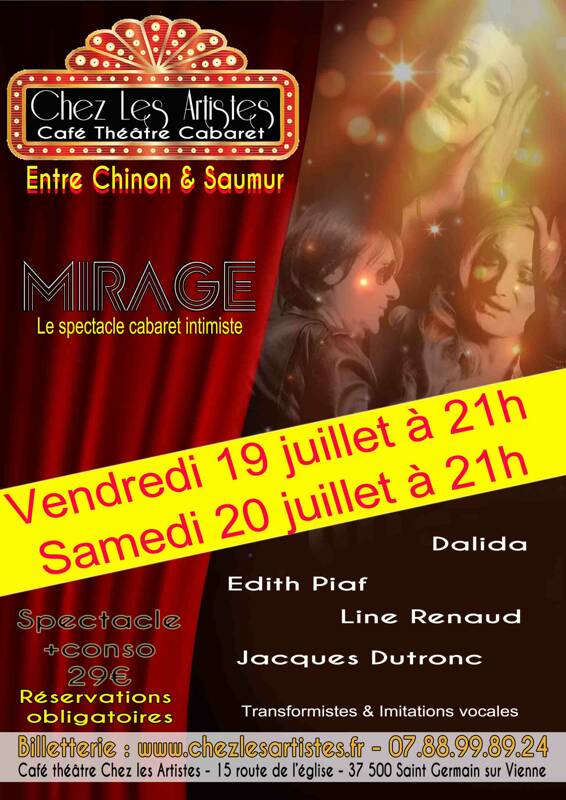 Spectacle cabaret intimiste 