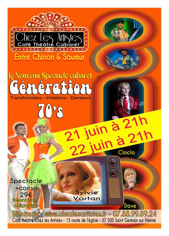 Spectacle cabaret Génération 70