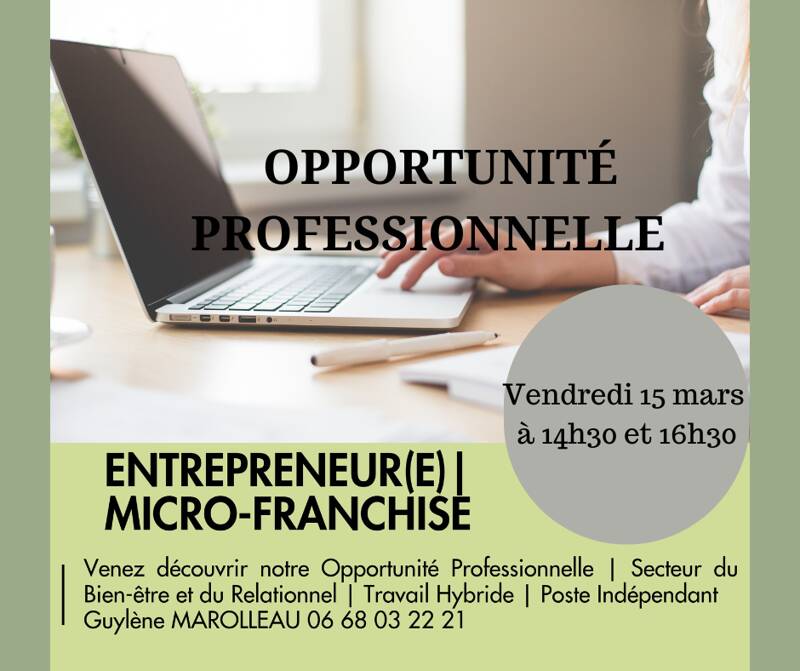Présentation d'opportunité professionnelle
