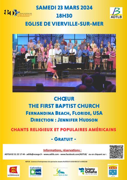 Concert du Chœur de The First Baptist Church of Fernandina Beach (USA)