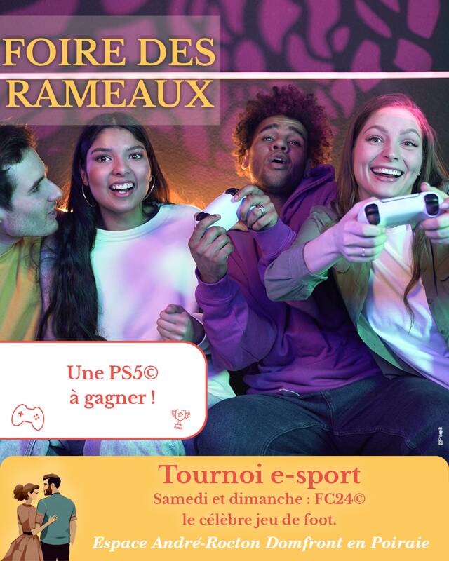 Tournoi e-sport FC24 de la Foire des Rameaux