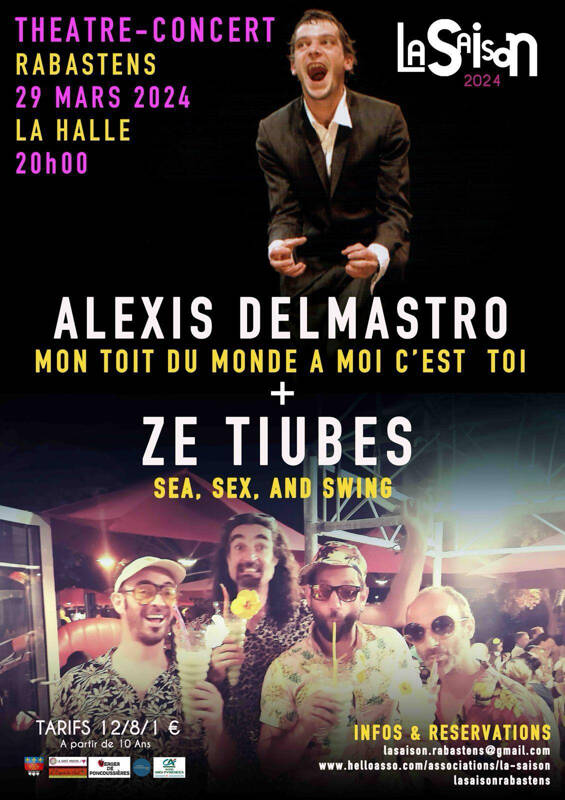 Double soirée Théâtre / Musique à Rabastens !