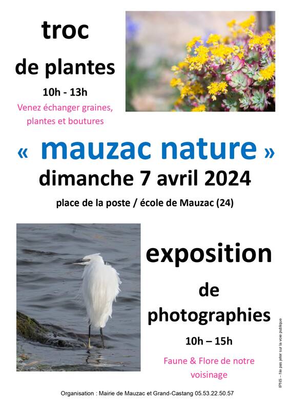 Mauzac nature : troc plantes et expo photos