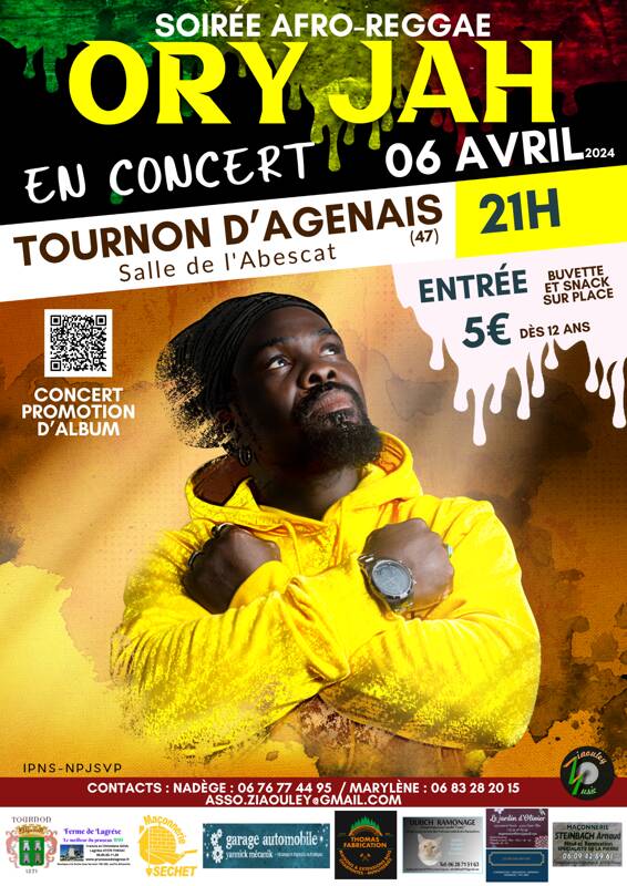 Concert ORY JAH DE ZION