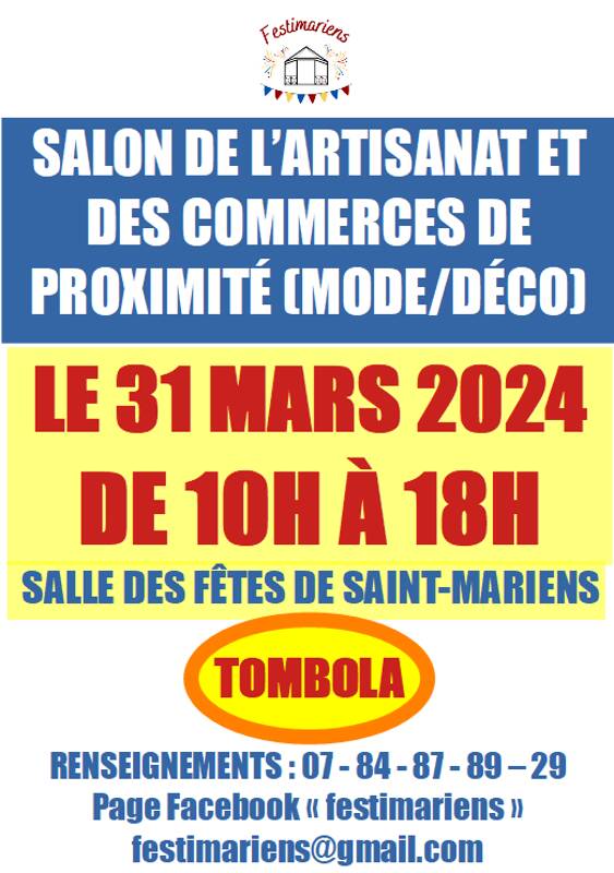 Salon de l'artisanat et des commerces de proximité (mode/déco)