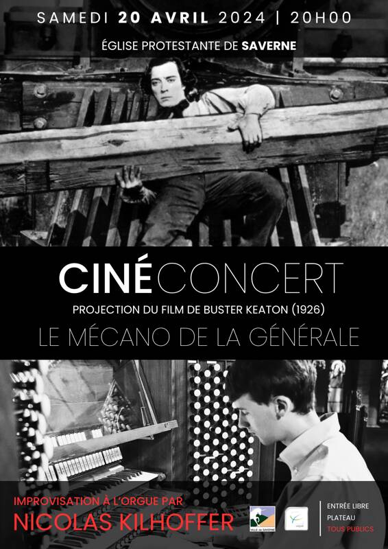 Ciné-concert par Nicolas KILHOFFER à Saverne - Le Mécano de la Générale