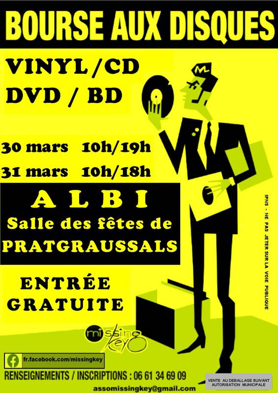 BOURSE AUX DISQUES VINYL, CD, DVD & BD