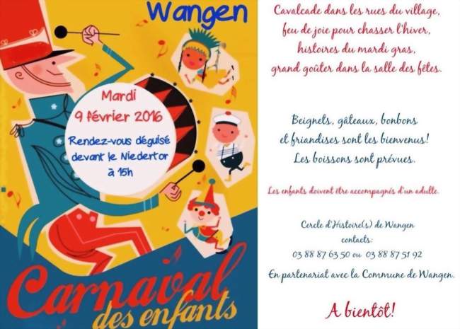 Carnaval des enfants à Wangen