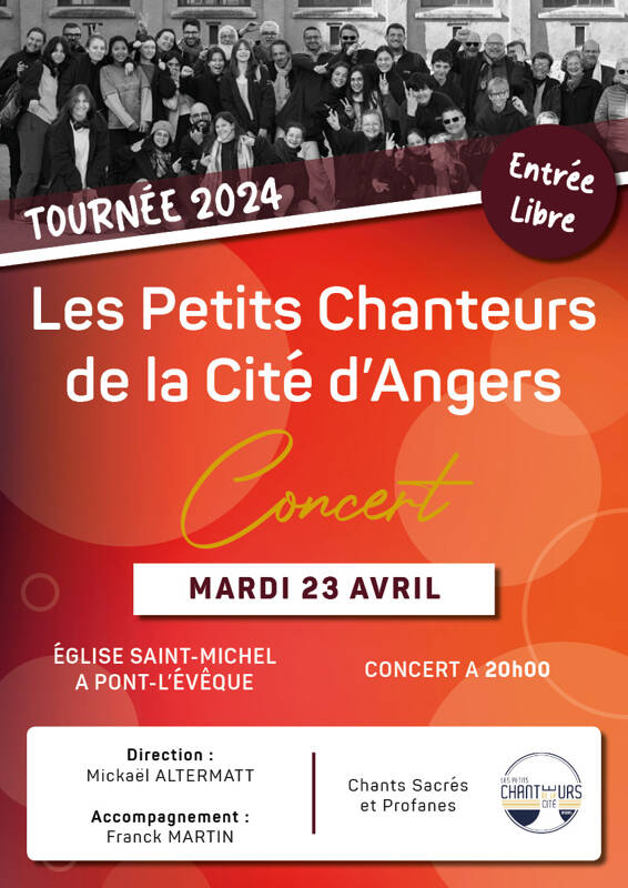 Concert par le choeur des Petits Chanteurs de la Cité (Eglise Saint-Michel à Pont-l'Evêque)