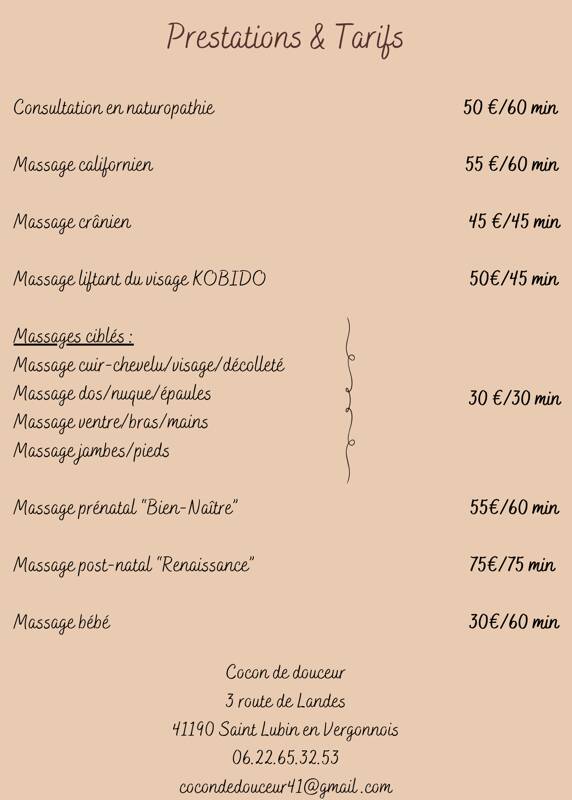 Massage bien-être