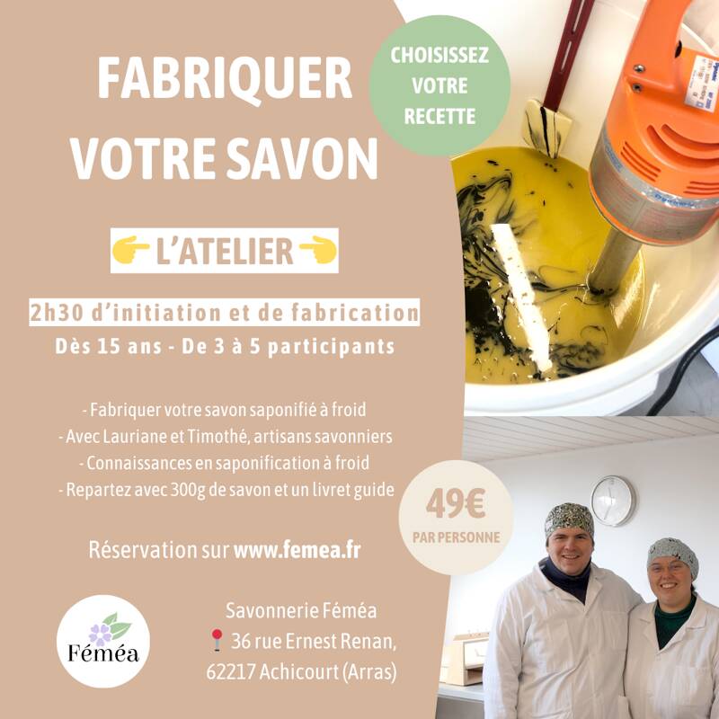 Atelier - fabriquer son savon