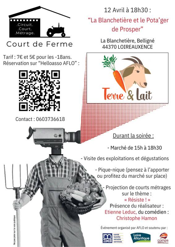 Court de Ferme à la ferme de la Blanchetière