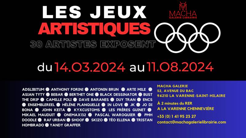 Les Jeux artistiques : 30 artistes exposent !