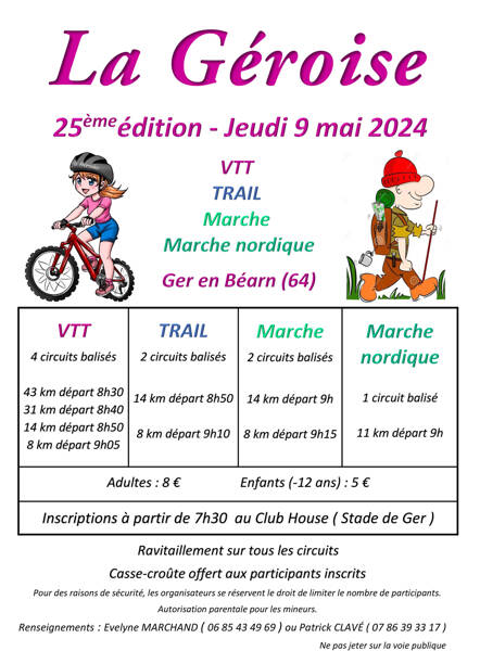 25eme edition LA GEROISE